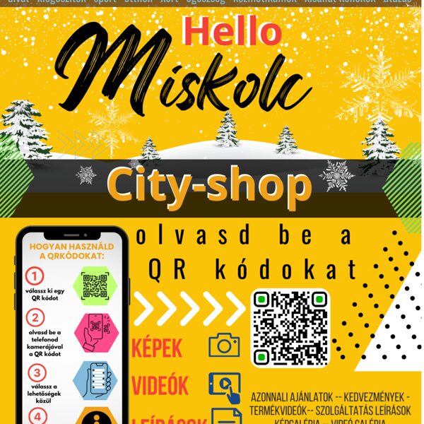 City Shop katalógus címlap Miskolc